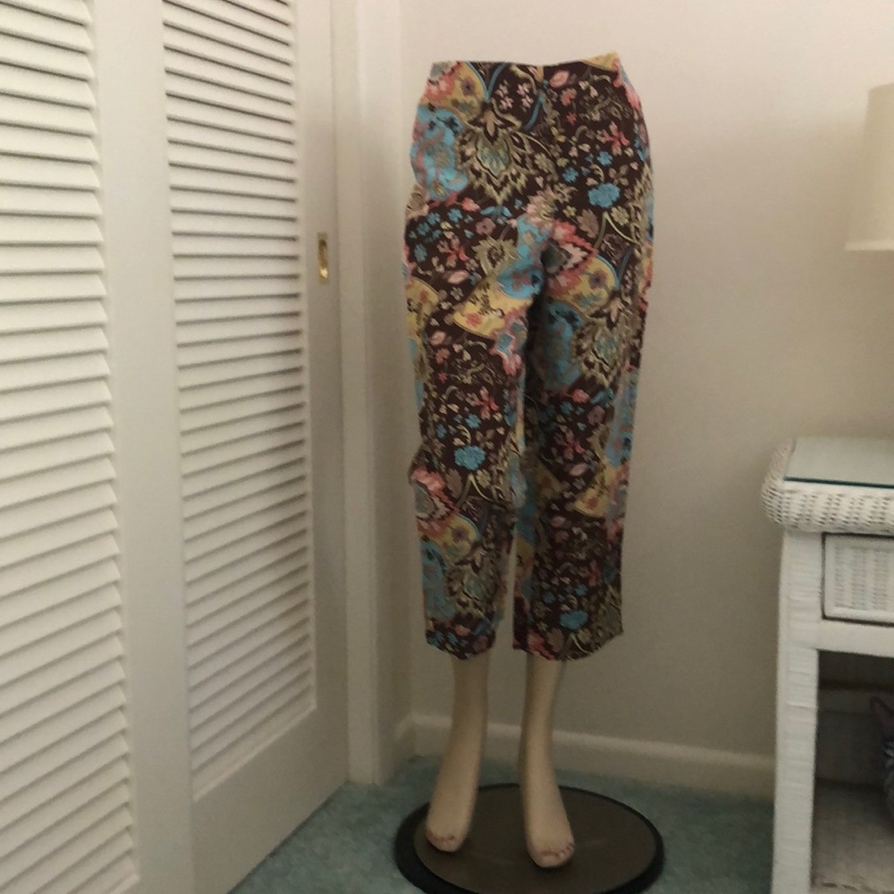 Pastel Flowered Capris